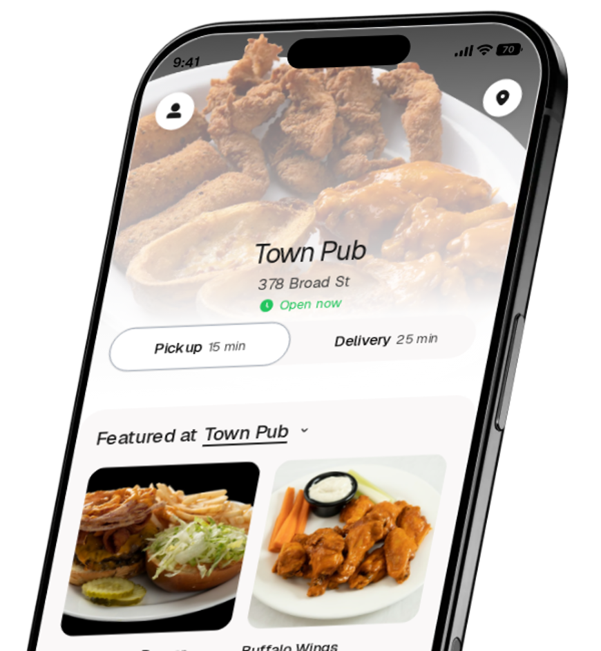 Town Pub app preview