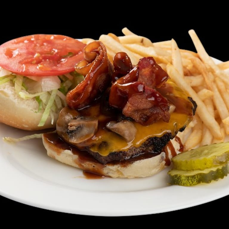 Indulge in Our BBQ Burger