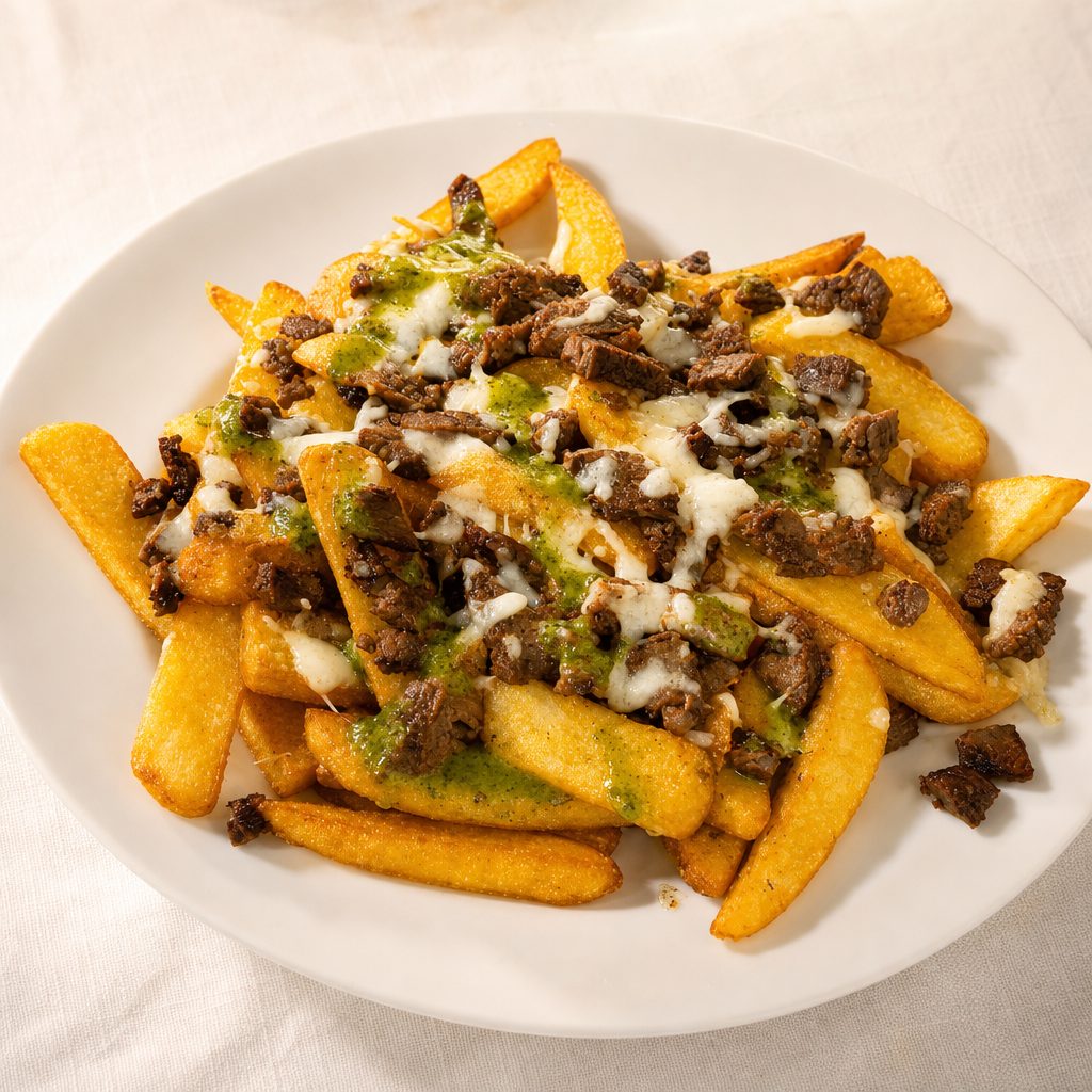 Steak Chimichurri Fries.