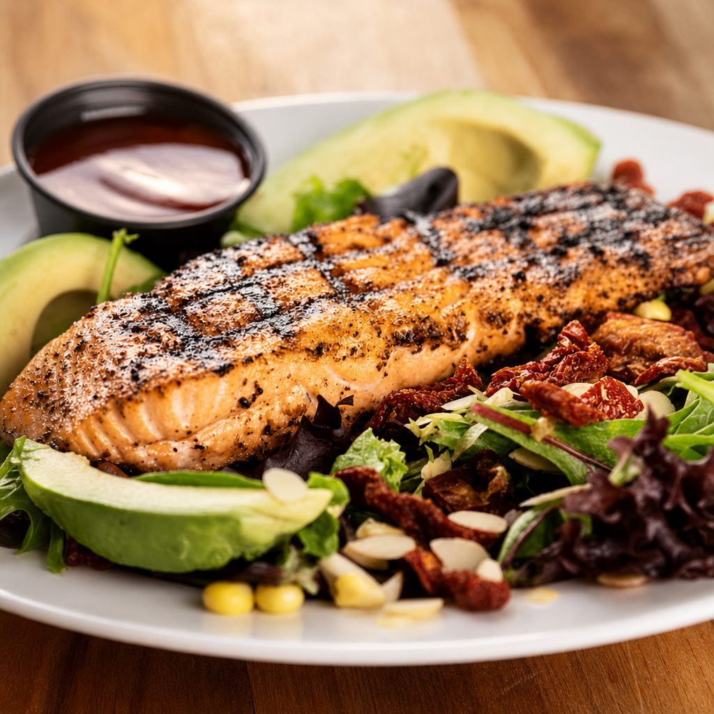 Mojito Salmon Salad.