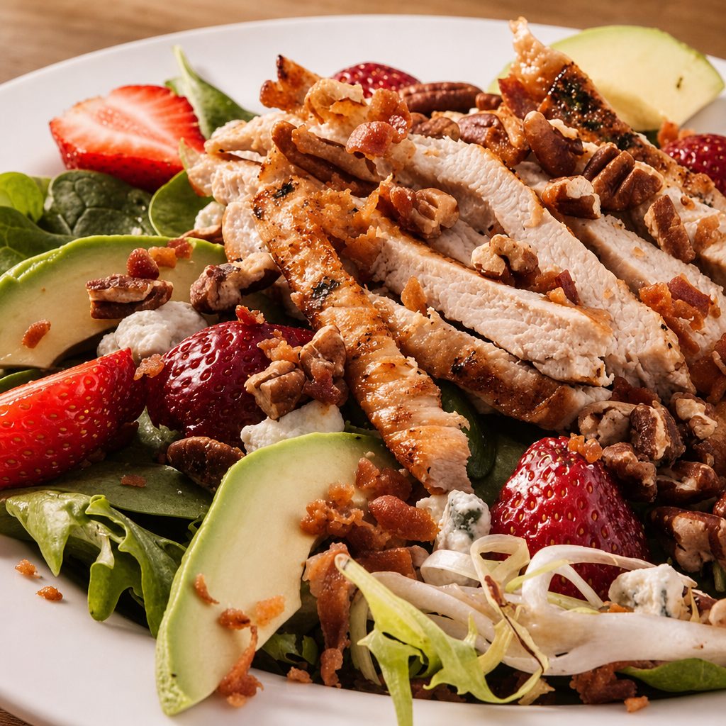 Strawberry Pecan Salad.