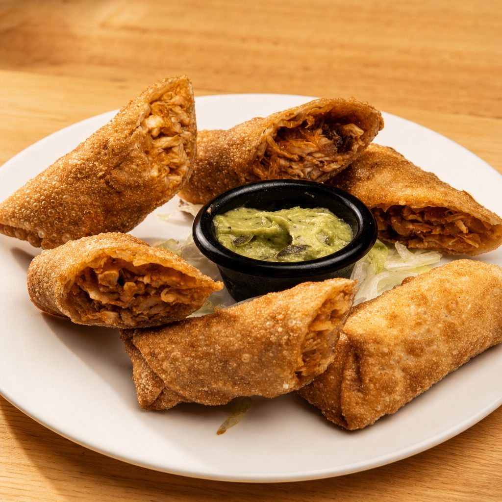 Spicy Eggrolls.
