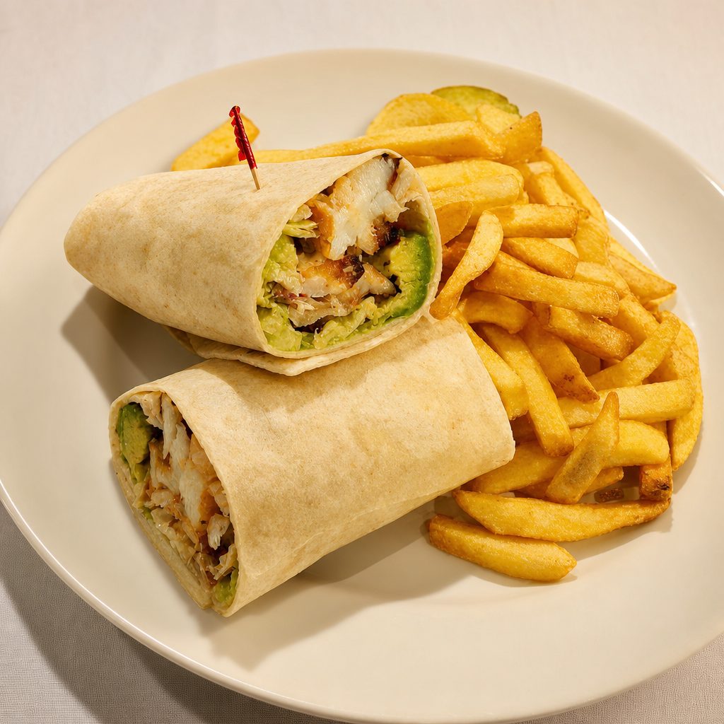 Grilled Shrimp Wrap.