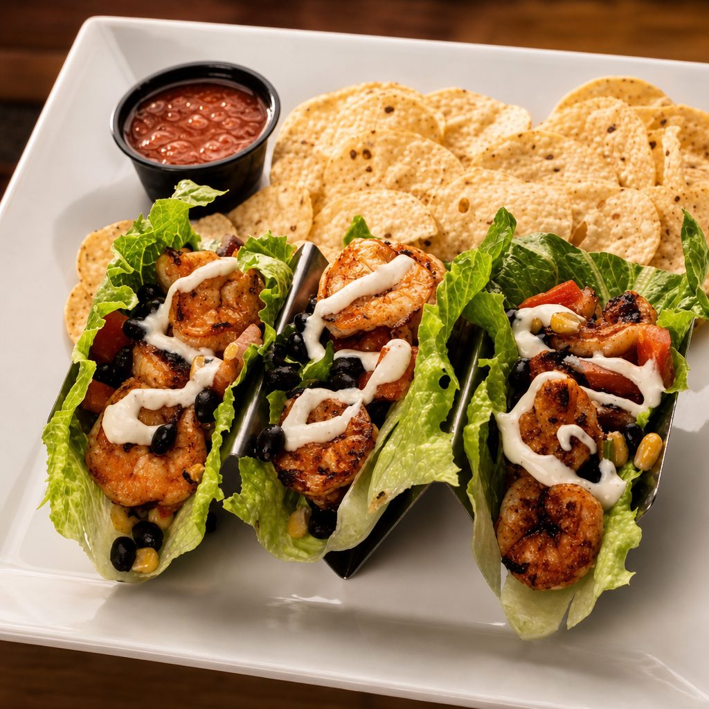 Shrimp Tacos.