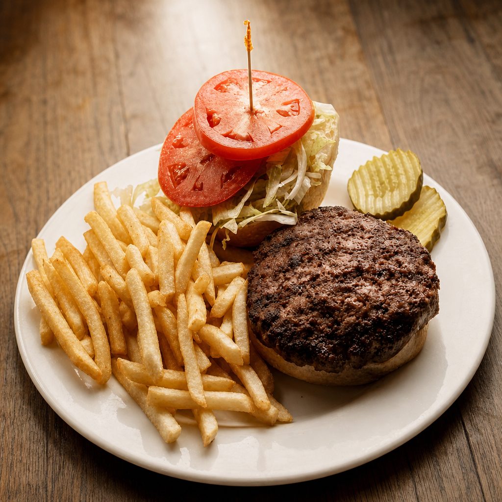 Plain Burger.