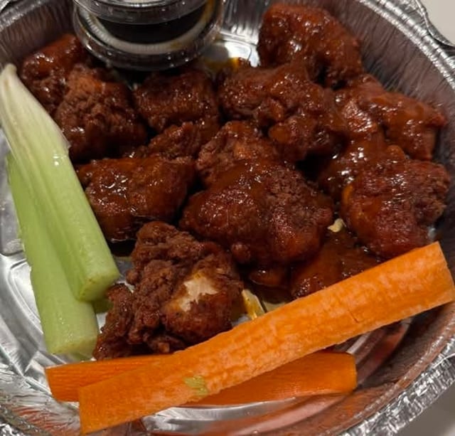 Boneless BBQ WIngs.